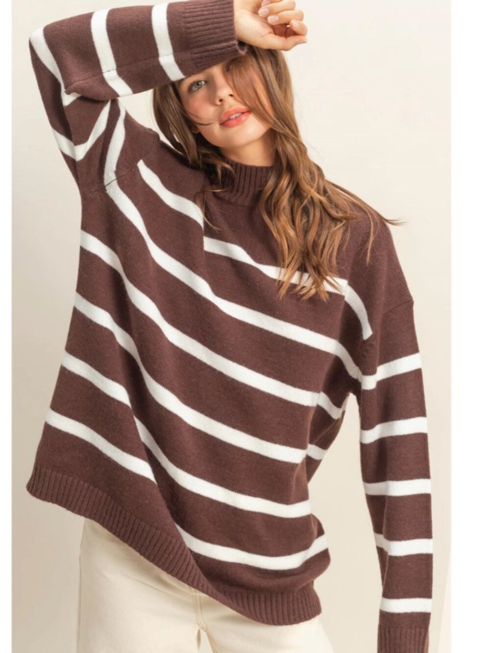Chestnut Stripe Sweater